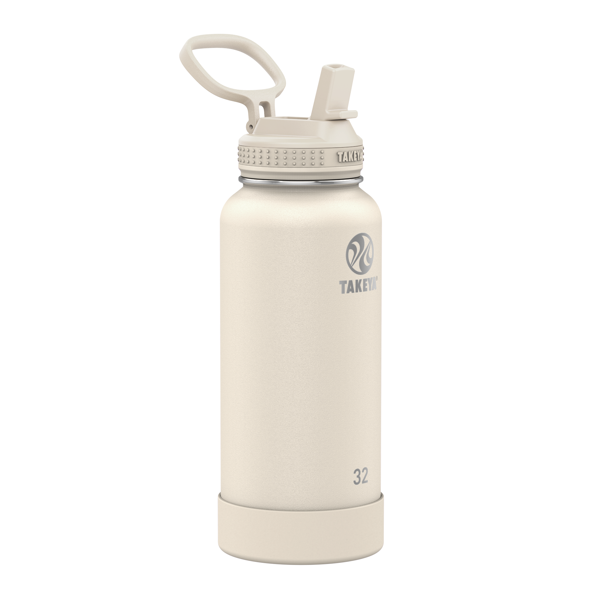 Actives Water Bottle With Straw Lid