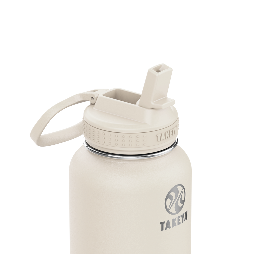 Actives Water Bottle With Straw Lid