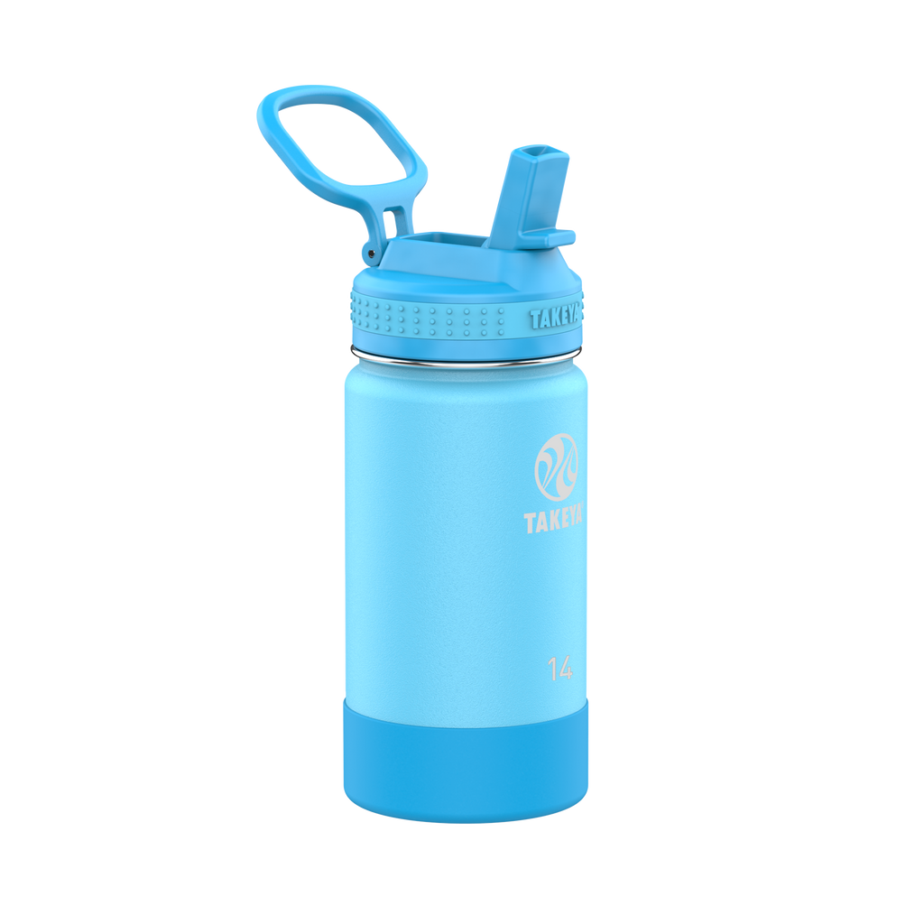Actives Kids Water Bottle With Straw Lid