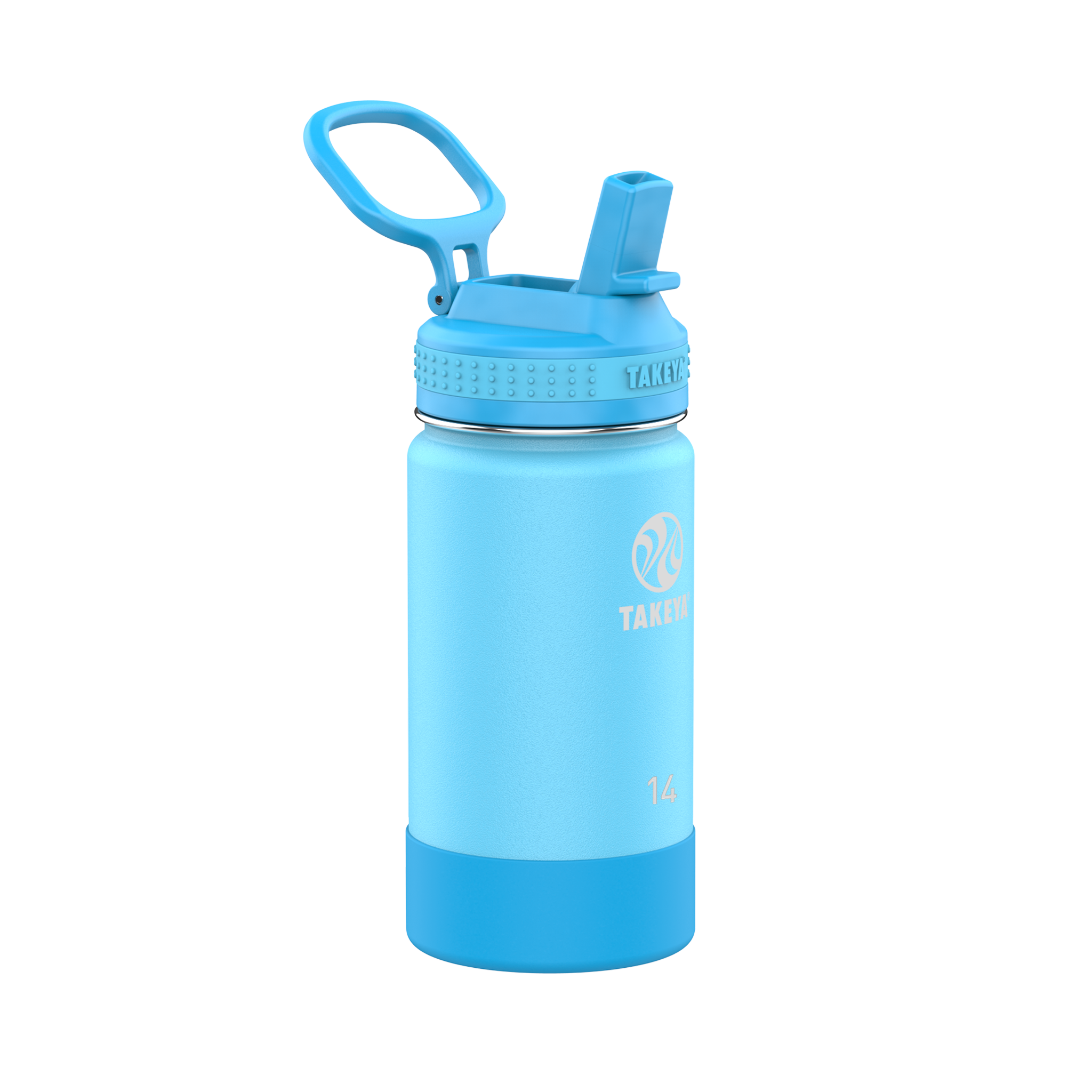Actives Kids Water Bottle With Straw Lid