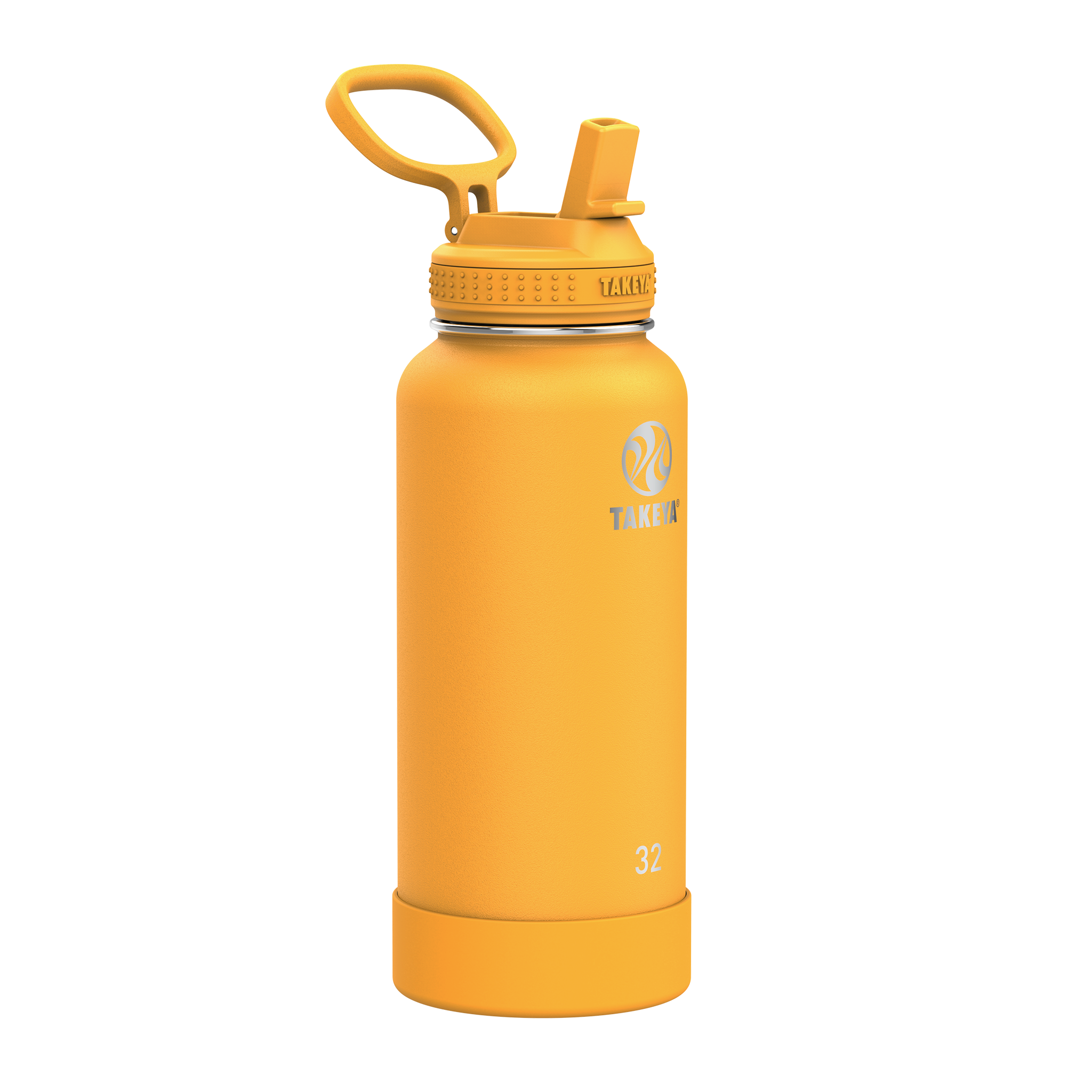 Actives Water Bottle With Straw Lid