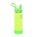 Actives Kids Glow In The Dark Water Bottle With Straw Lid