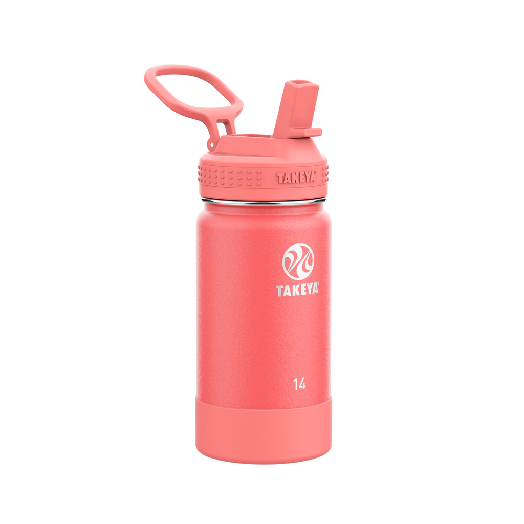 Actives Kids Water Bottle With Straw Lid