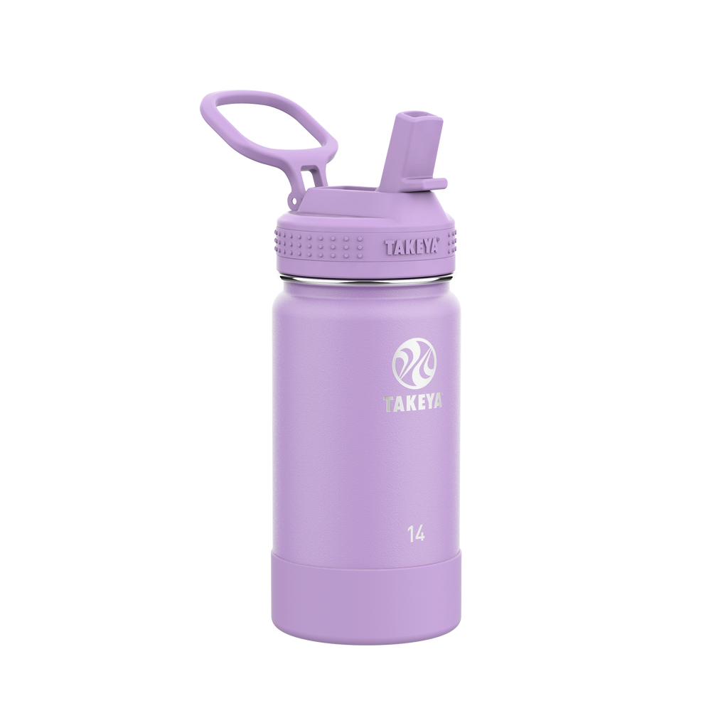 Actives Kids Water Bottle With Straw Lid