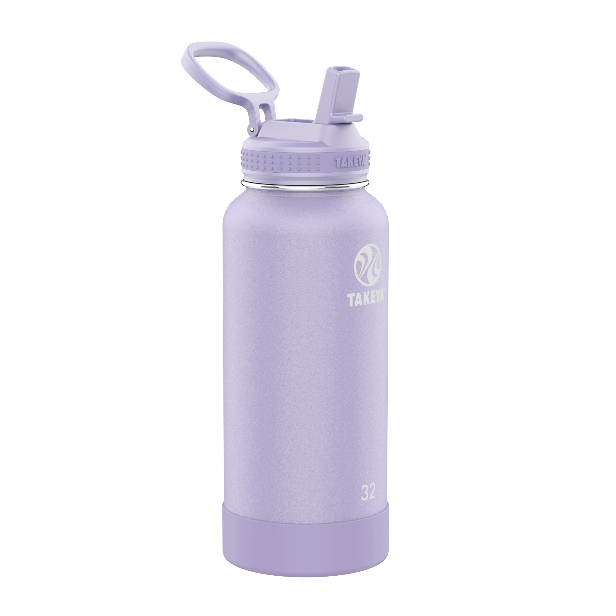 Actives Water Bottle With Straw Lid