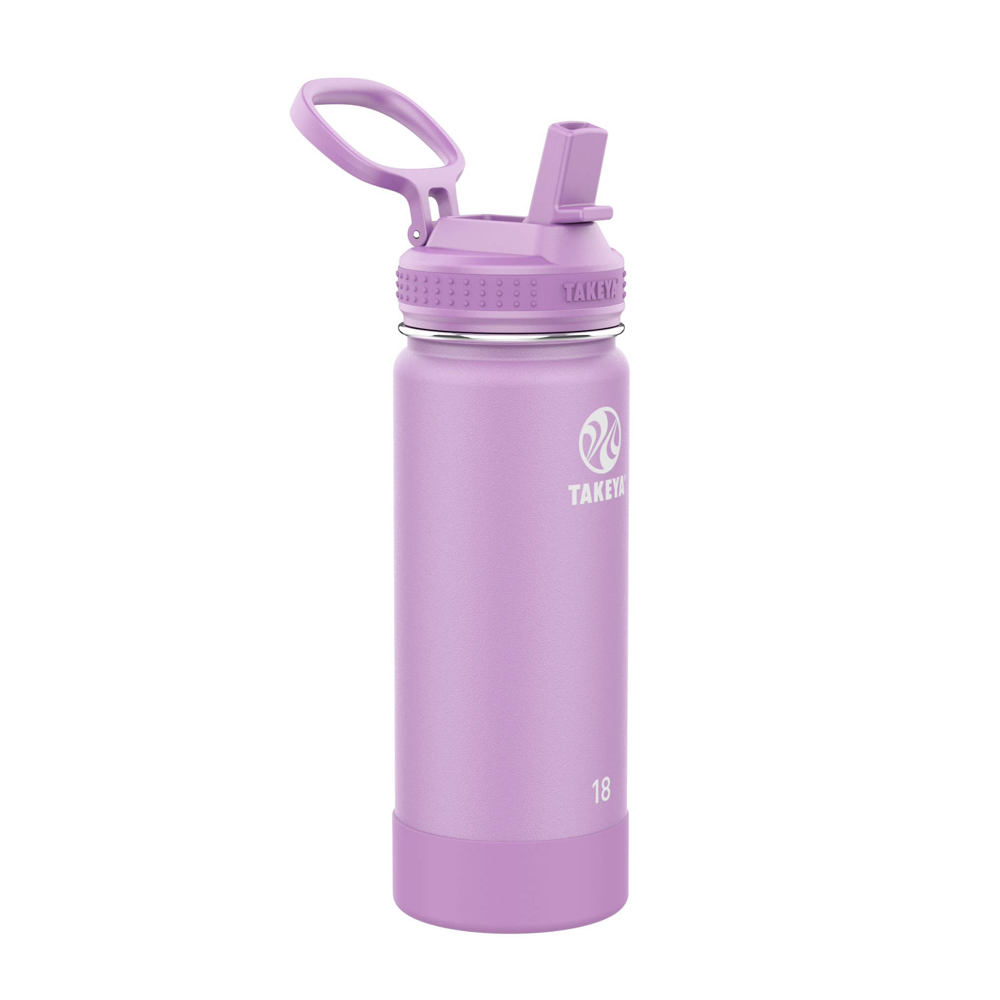 Actives Water Bottle With Straw Lid