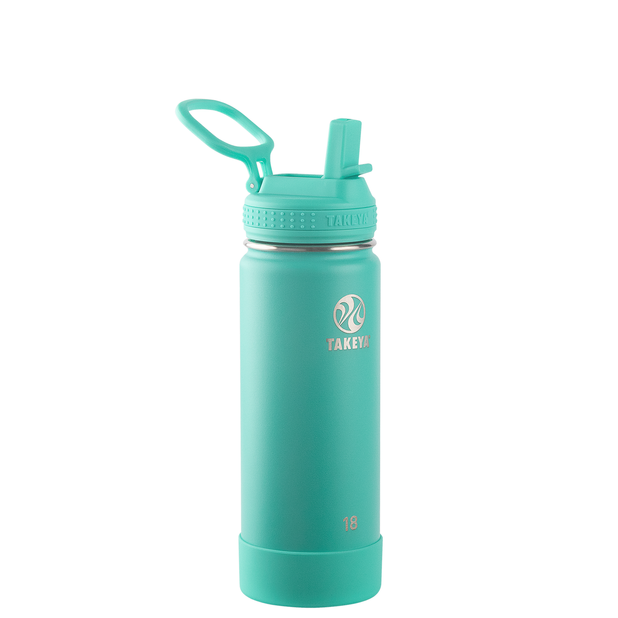 Actives Water Bottle With Straw Lid