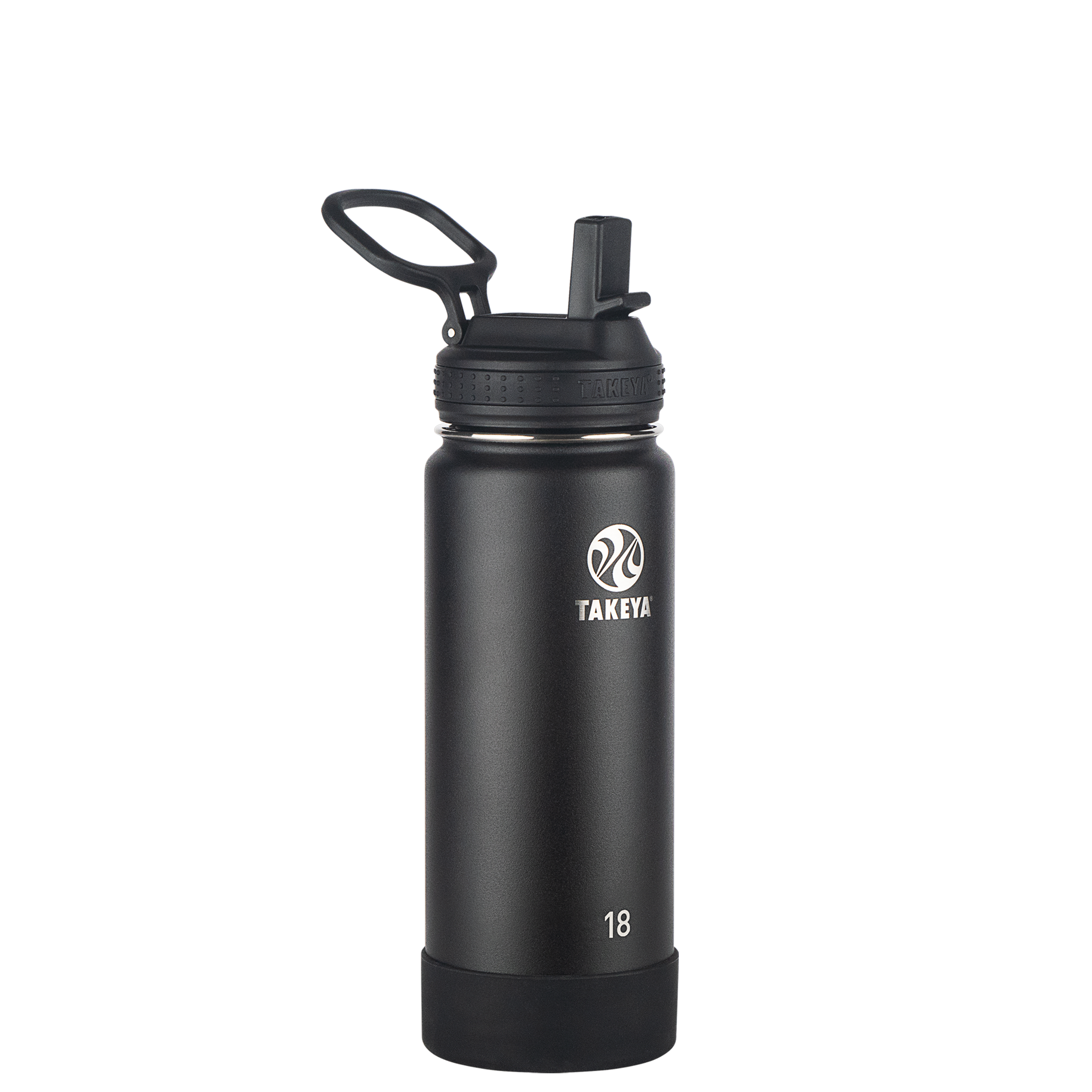 Actives Water Bottle With Straw Lid