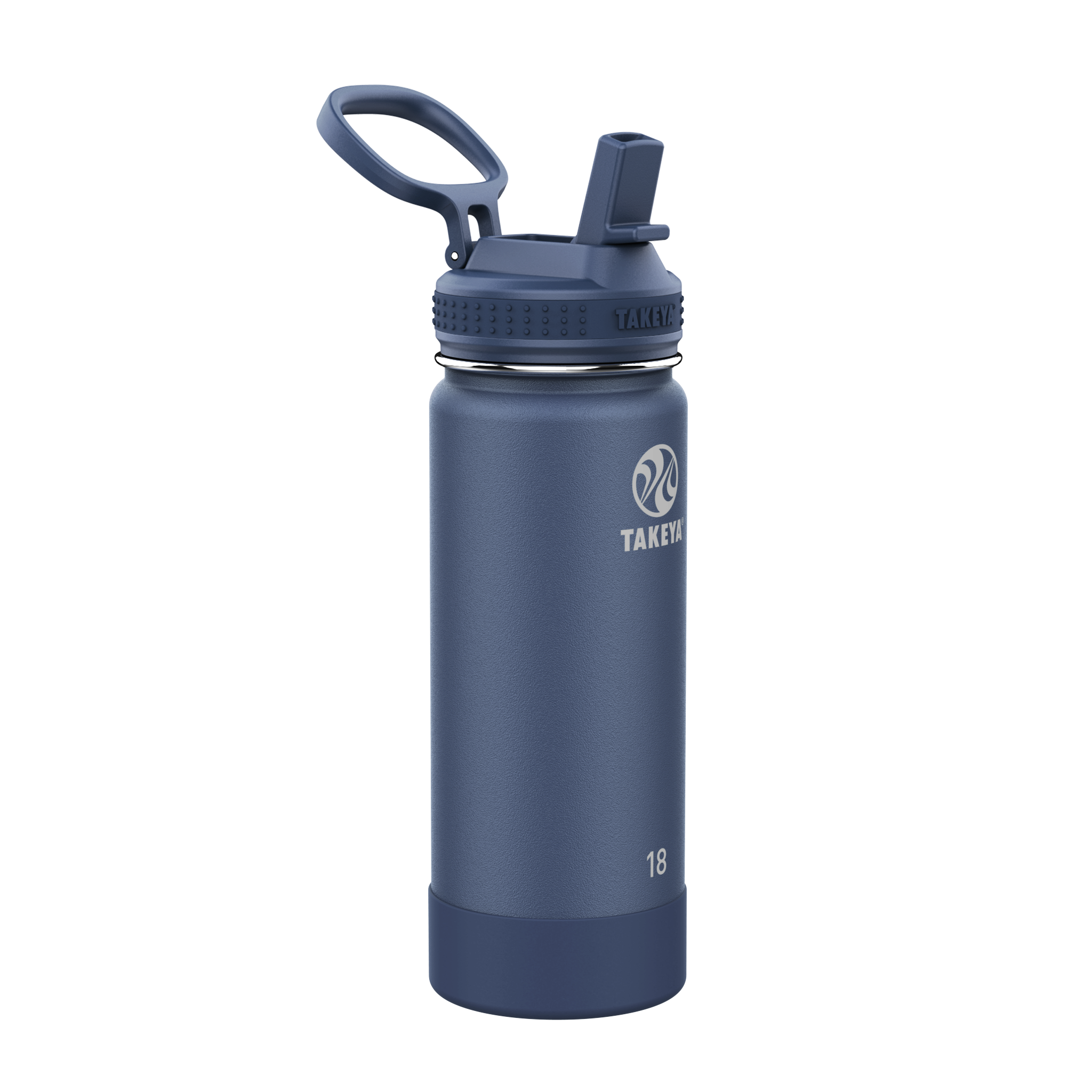 Actives Water Bottle With Straw Lid