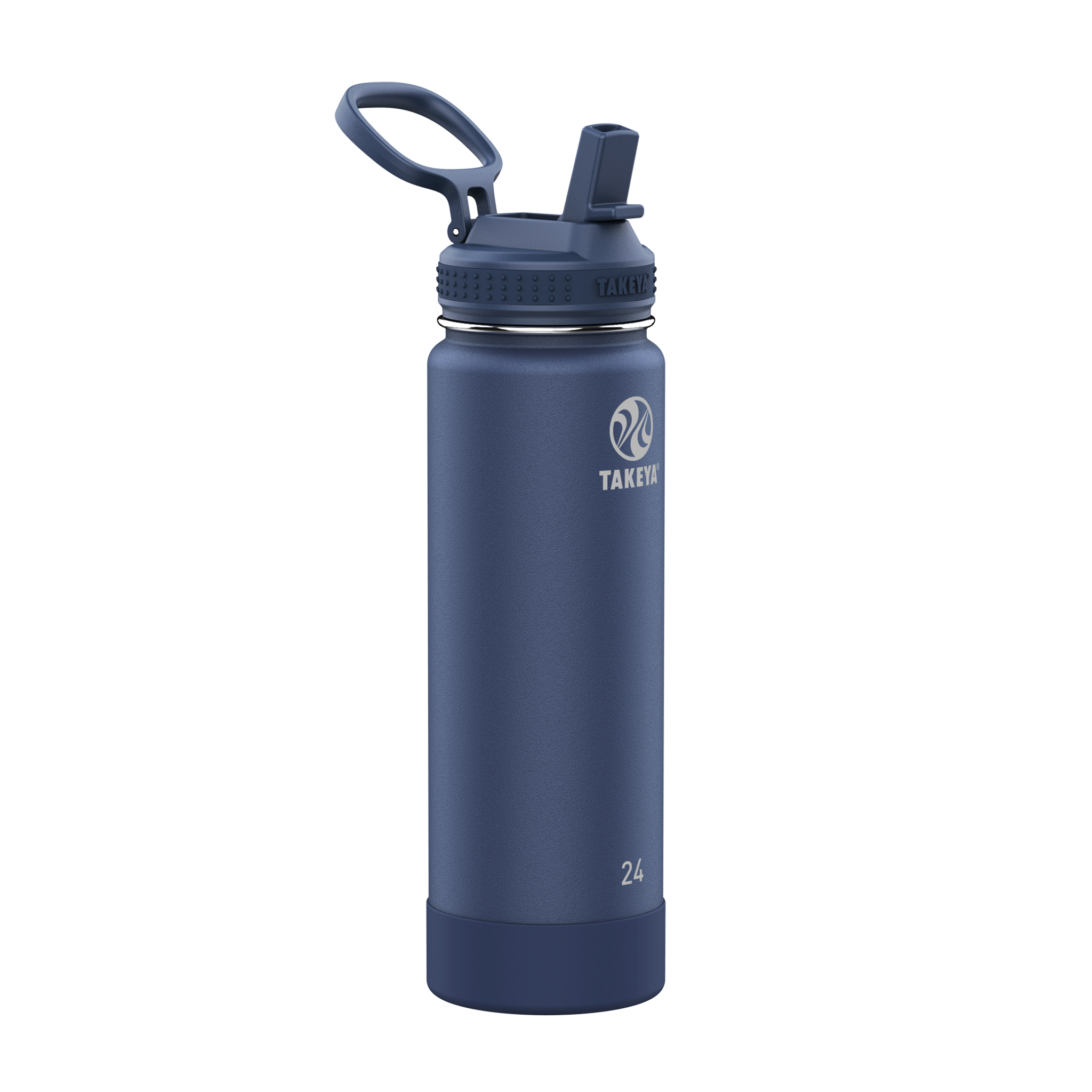 Actives Water Bottle With Straw Lid