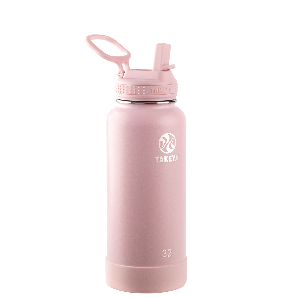 Actives Water Bottle With Straw Lid