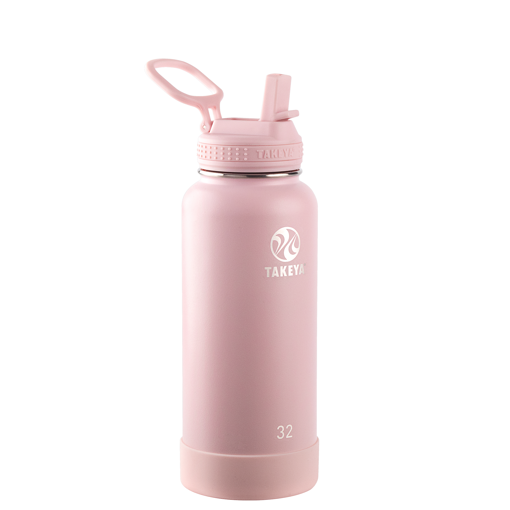Actives Water Bottle With Straw Lid