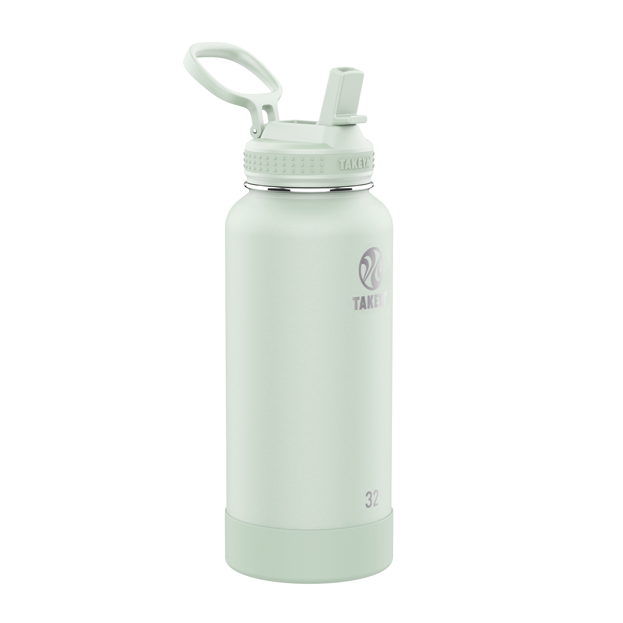 Actives Water Bottle With Straw Lid