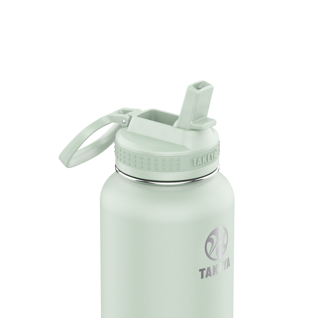 Actives Water Bottle With Straw Lid
