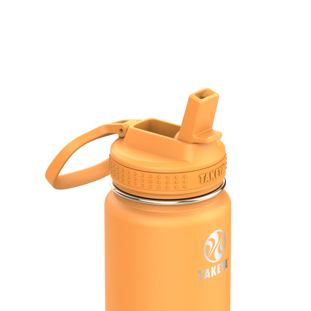Actives Water Bottle With Straw Lid