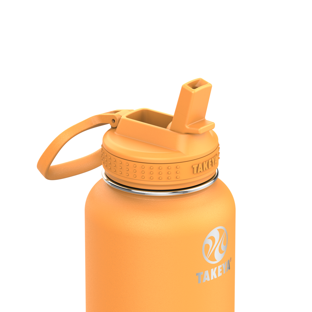 Actives Water Bottle With Straw Lid