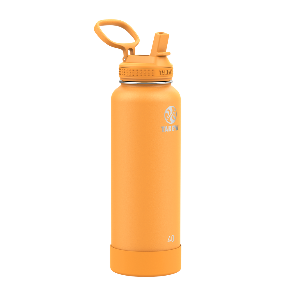 Actives Water Bottle With Straw Lid