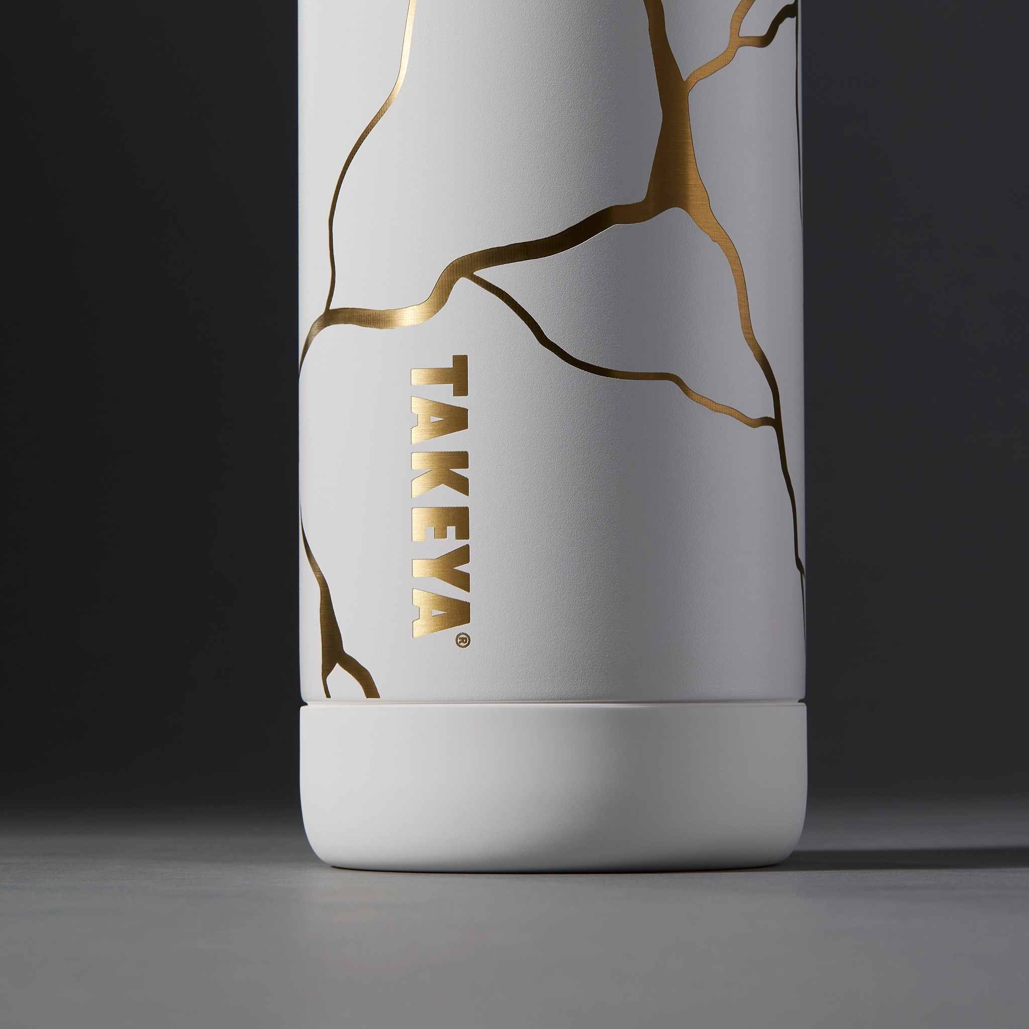 Kintsugi Water Bottle with Straw Lid