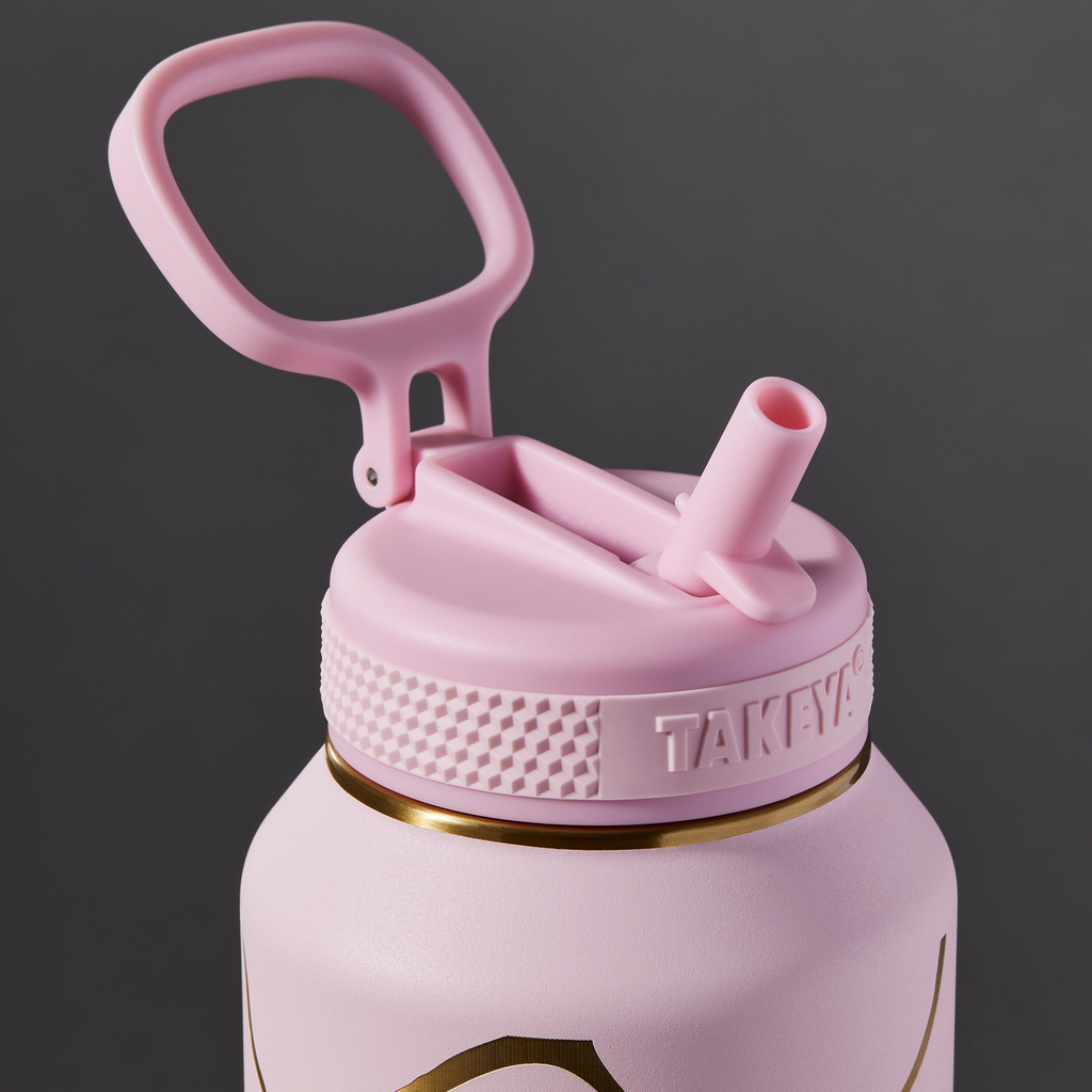 Kintsugi Water Bottle with Straw Lid