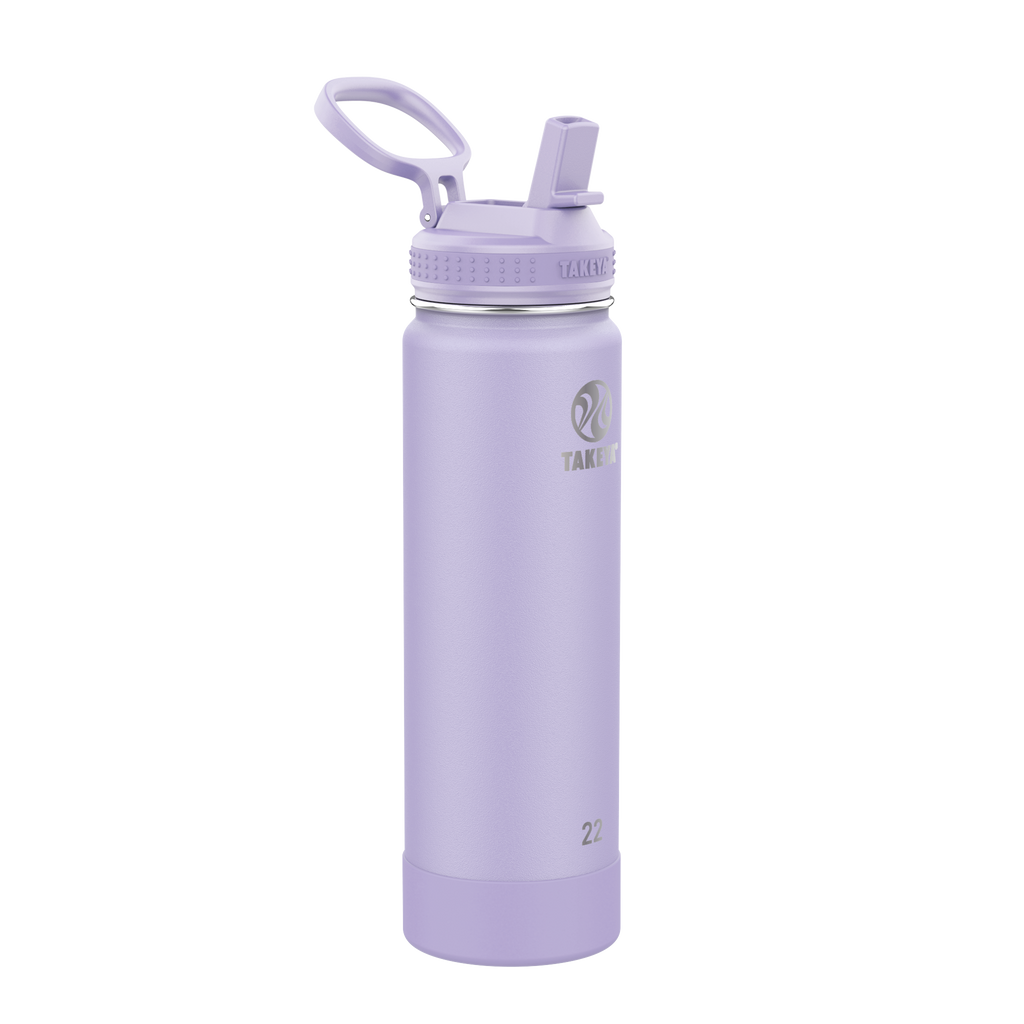 Actives Water Bottle With Straw Lid