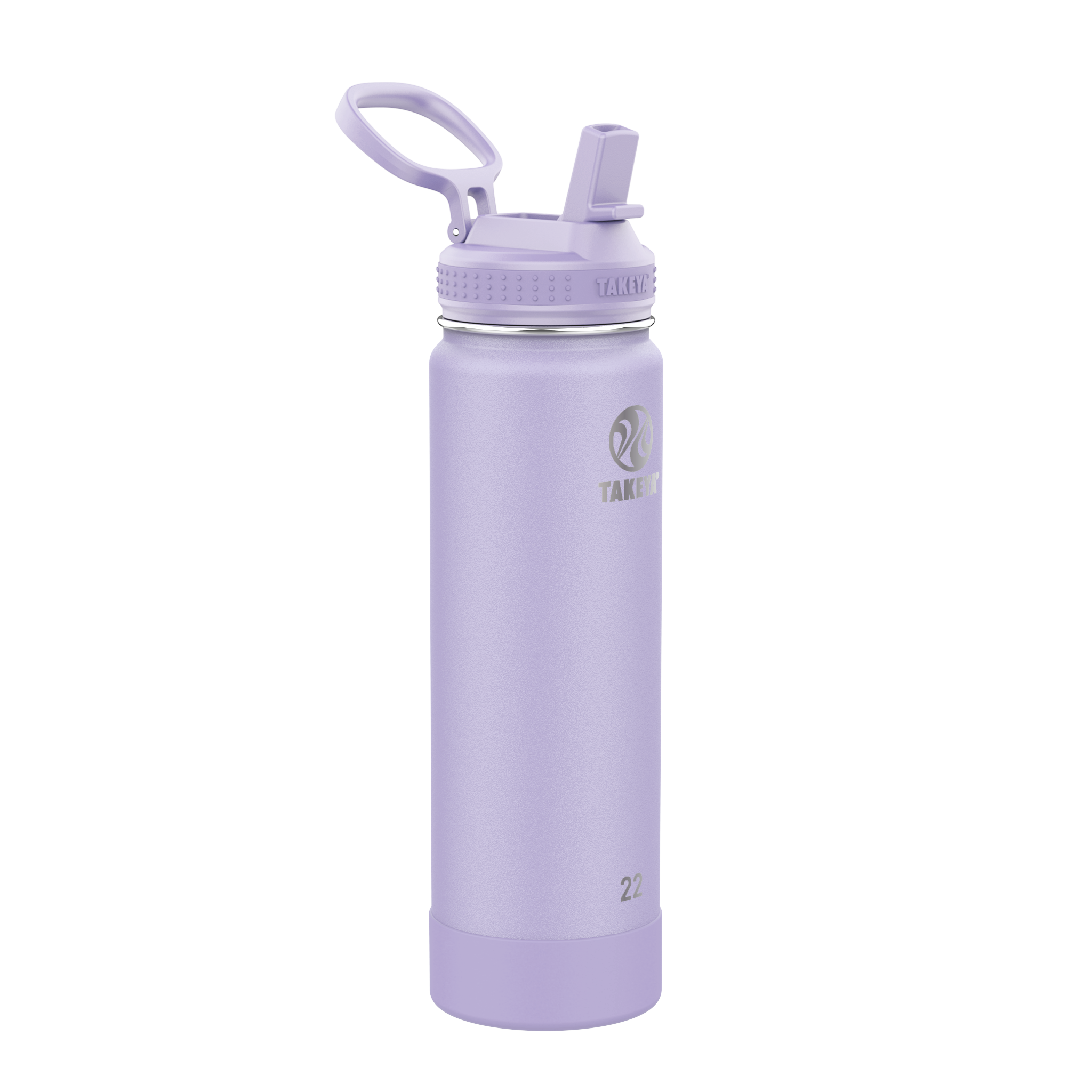 Actives Water Bottle With Straw Lid
