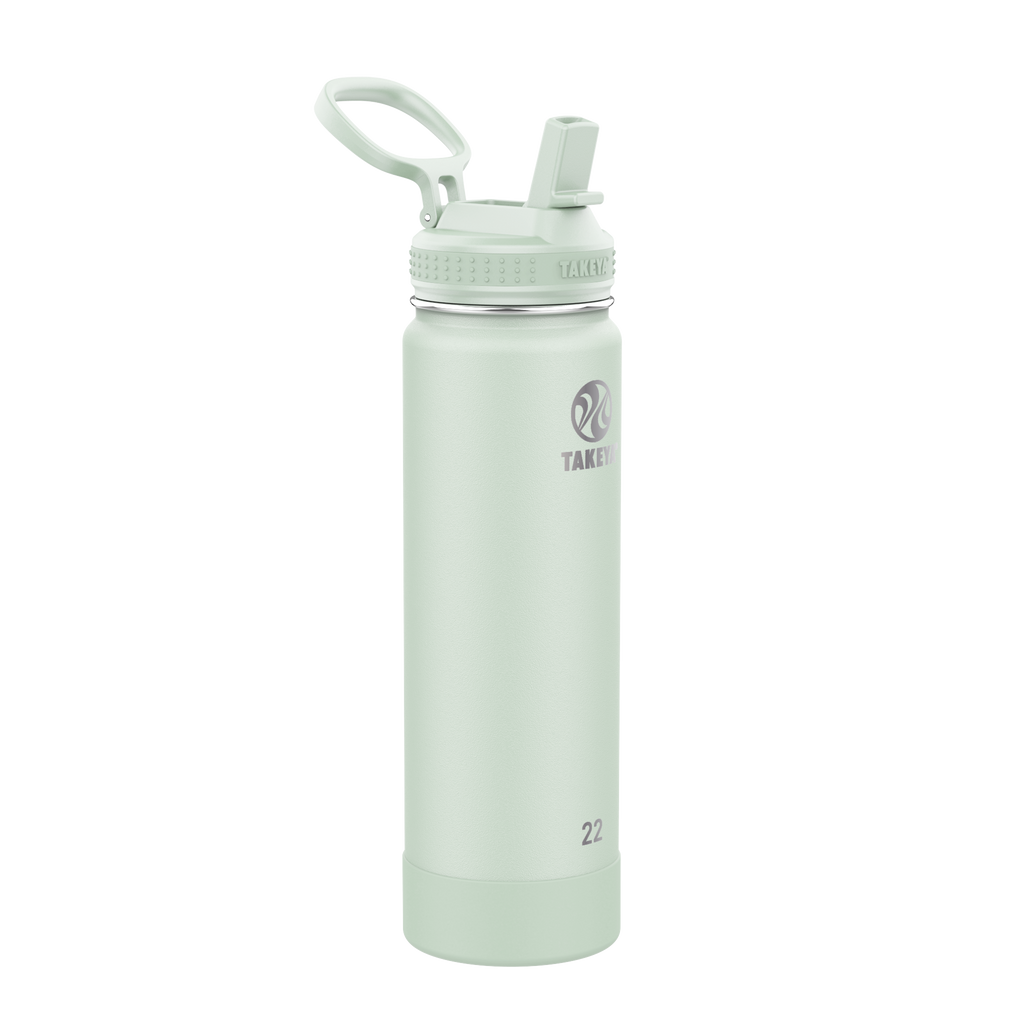 Actives Water Bottle With Straw Lid