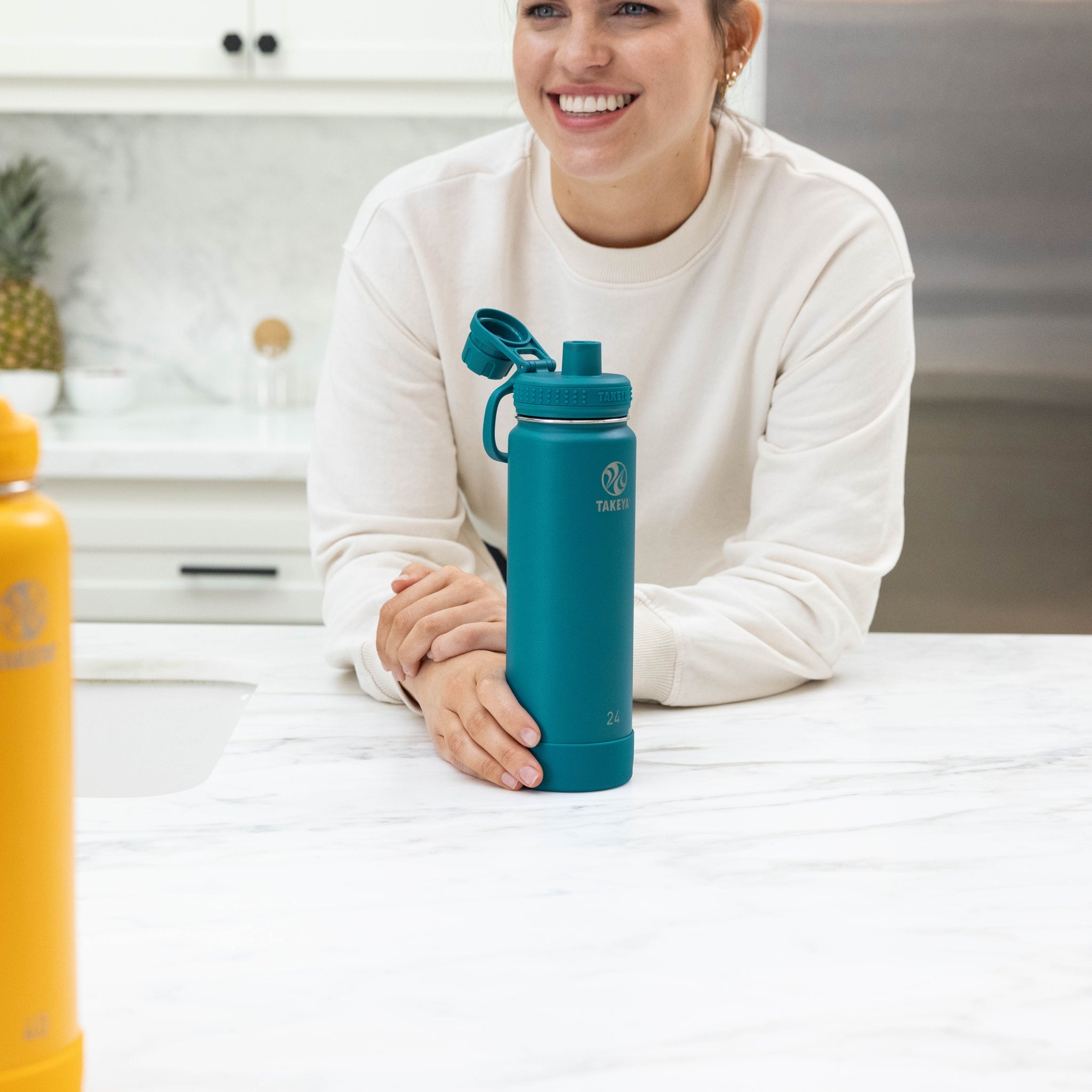 Actives Water Bottle With Spout Lid