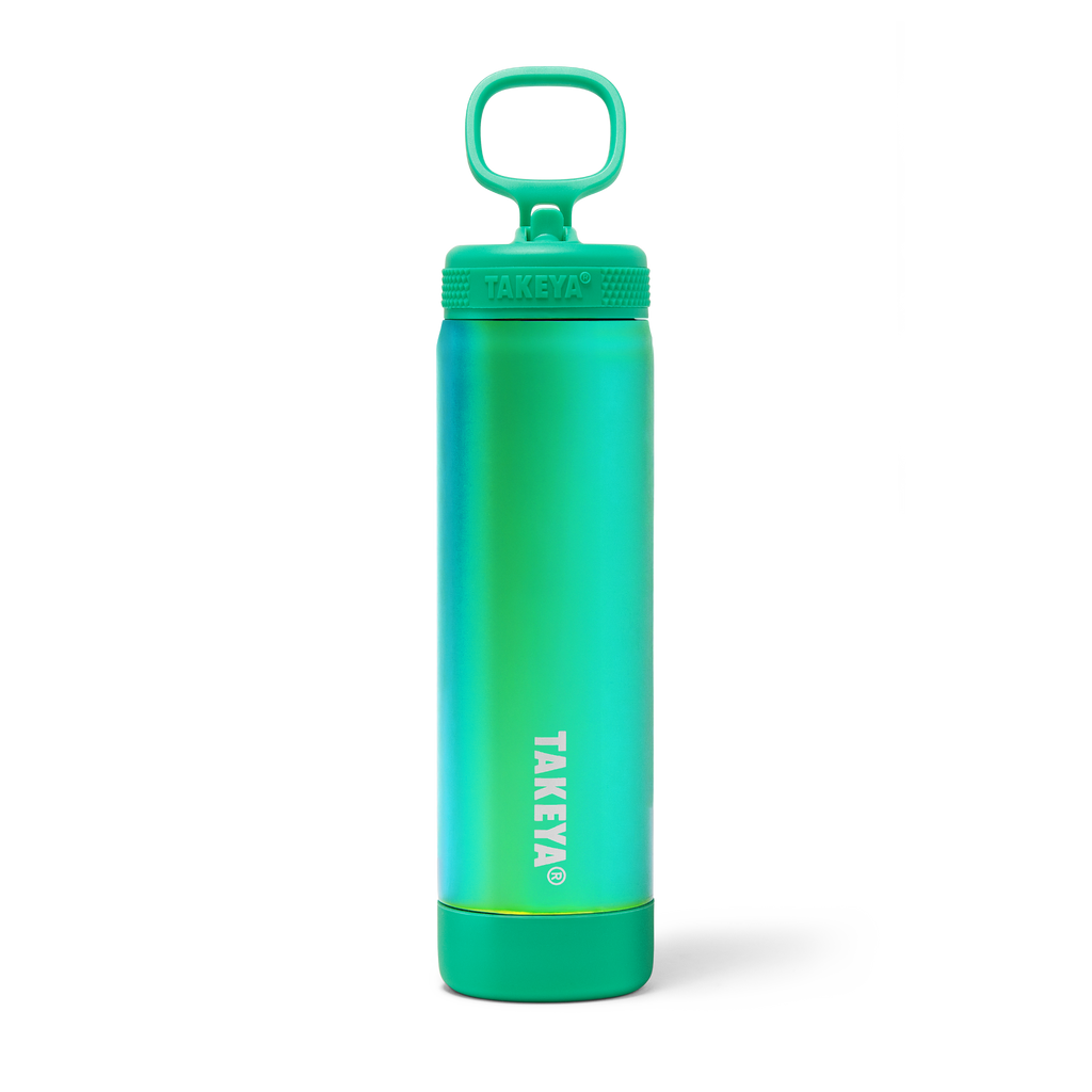 Aurora Water Bottle With Straw Lid