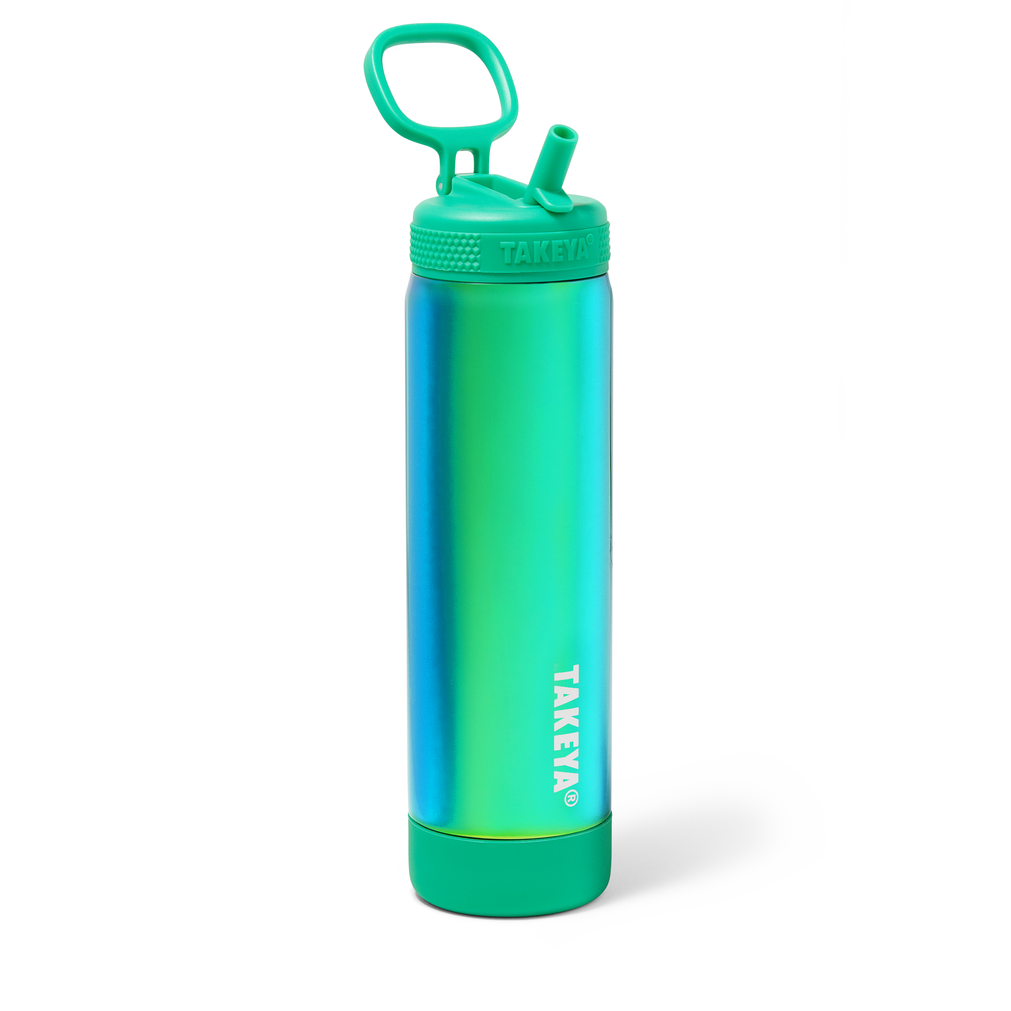 Aurora Water Bottle With Straw Lid