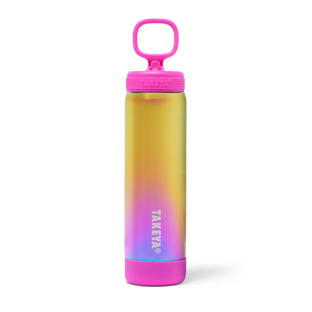Aurora Water Bottle With Straw Lid