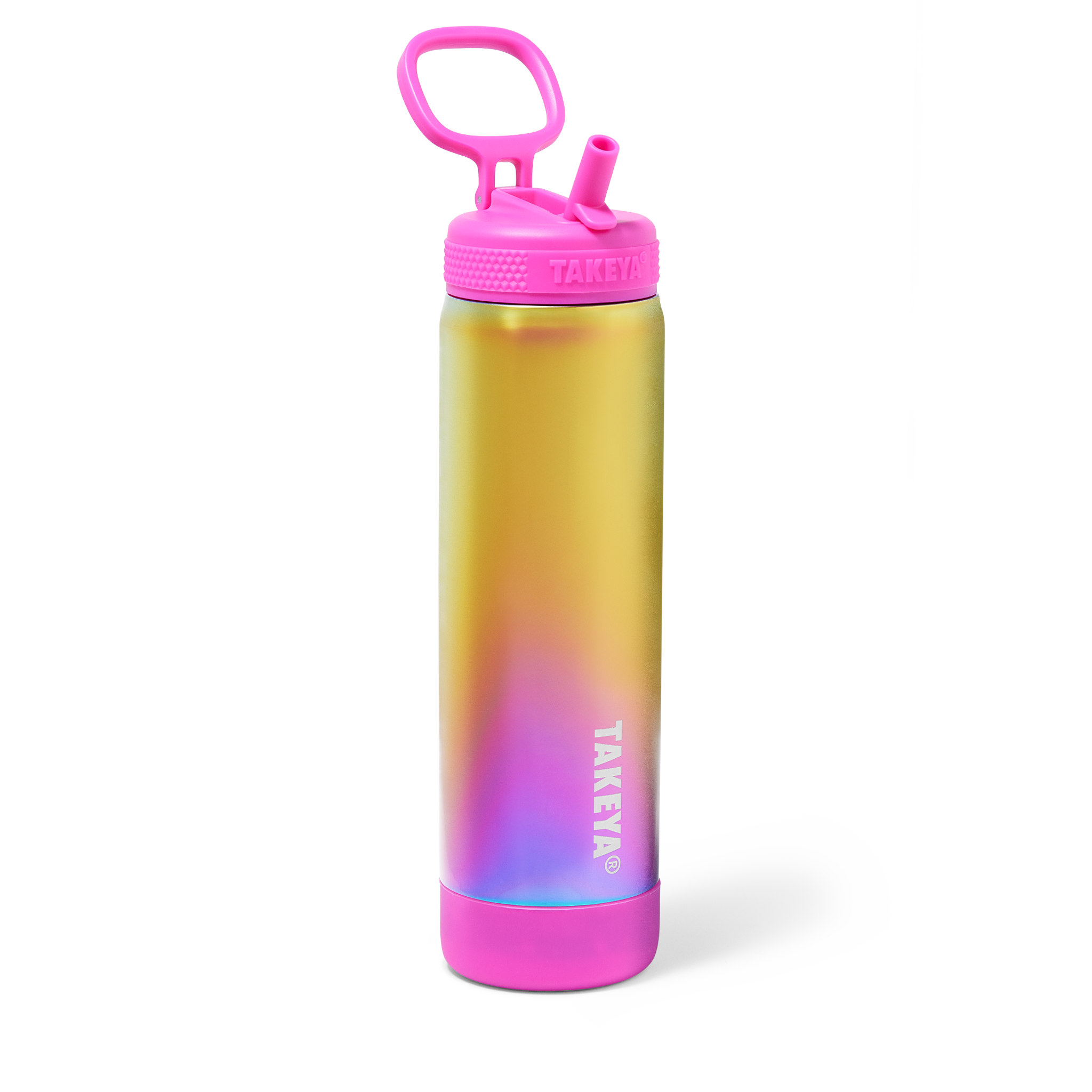 Aurora Water Bottle With Straw Lid