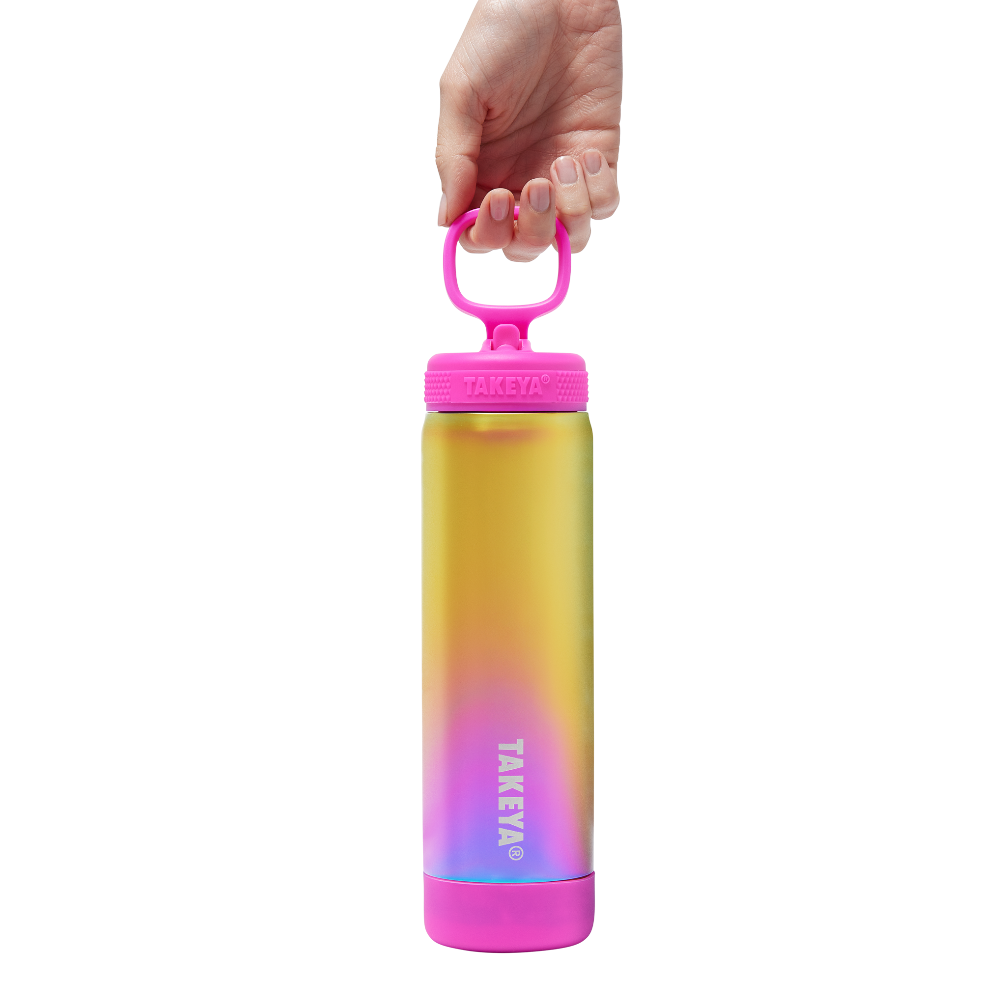 Aurora Water Bottle With Straw Lid