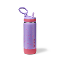 Glow In The Dark Sport Kids Water Bottle Confetti With Straw Lid