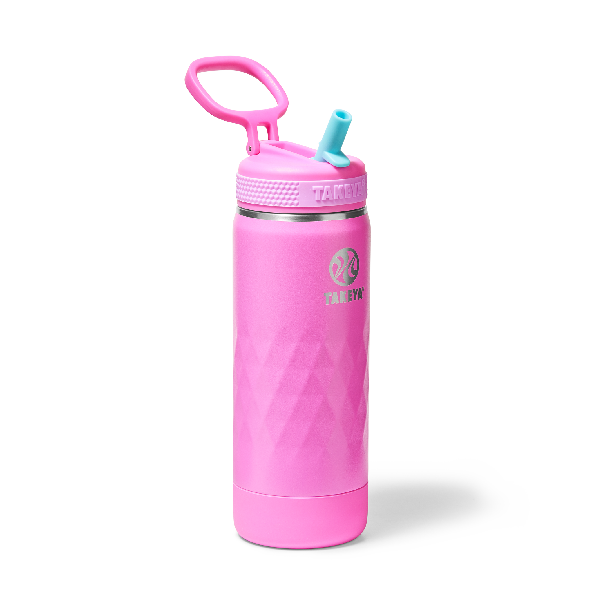Kids Sport Water Bottle With Straw Lid