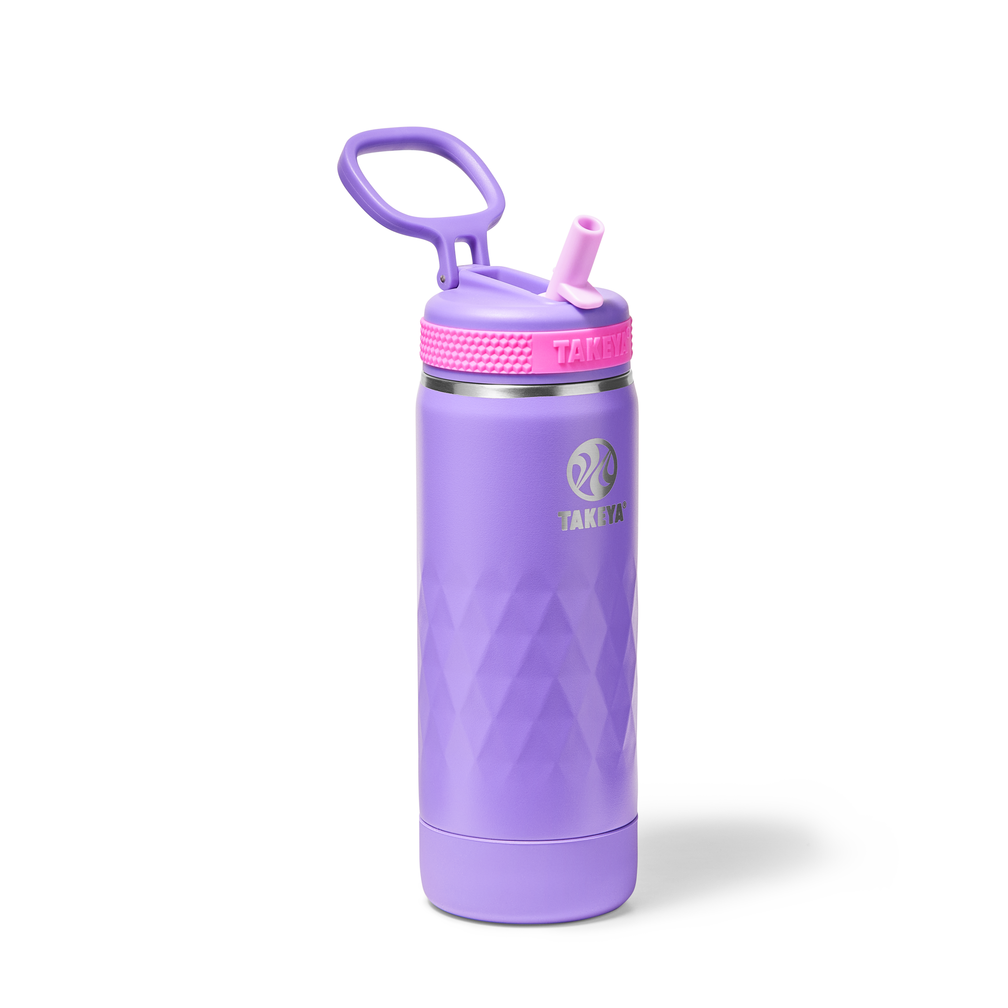 Kids Sport Water Bottle With Straw Lid