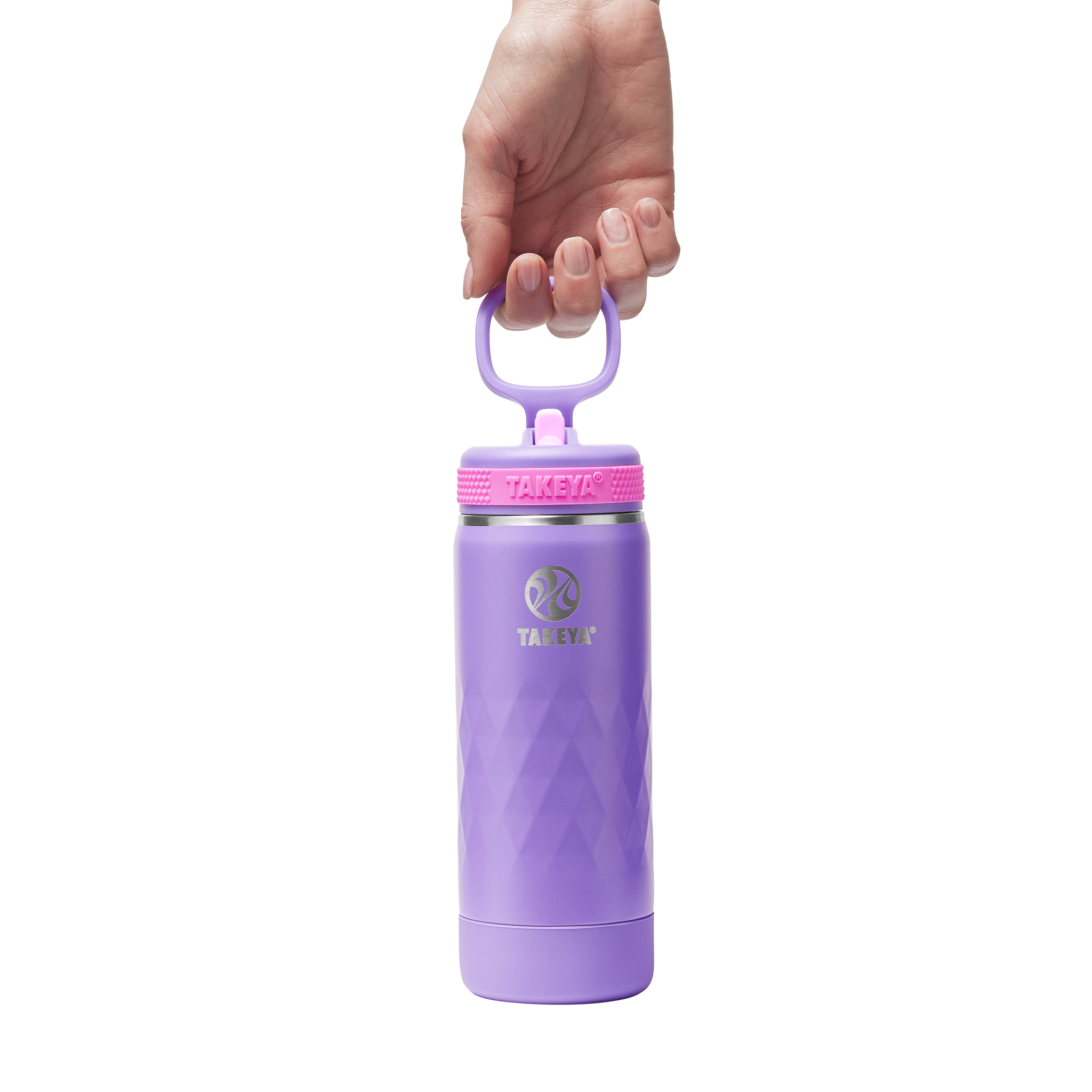 Kids Sport Water Bottle With Straw Lid