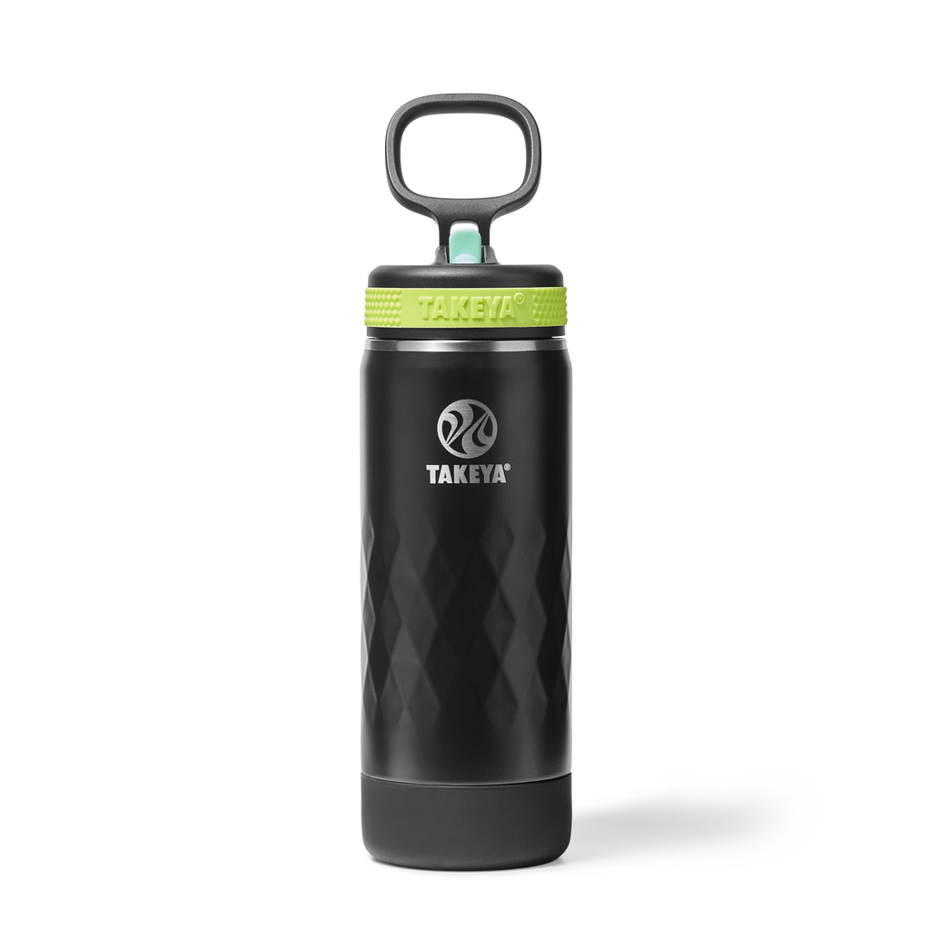 Kids Sport Water Bottle With Straw Lid