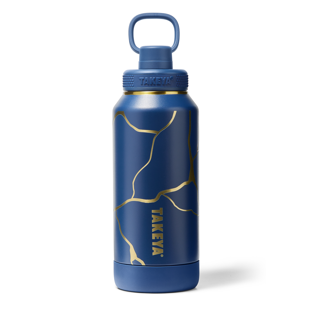 Kintsugi Water Bottle with Spout Lid