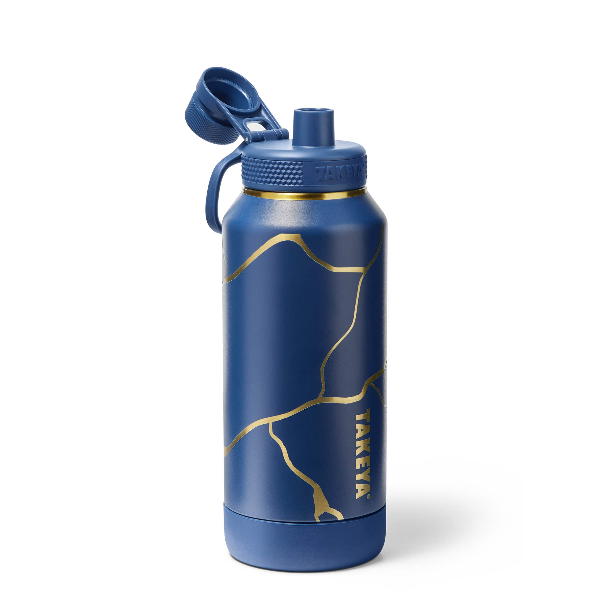 Kintsugi Water Bottle with Spout Lid