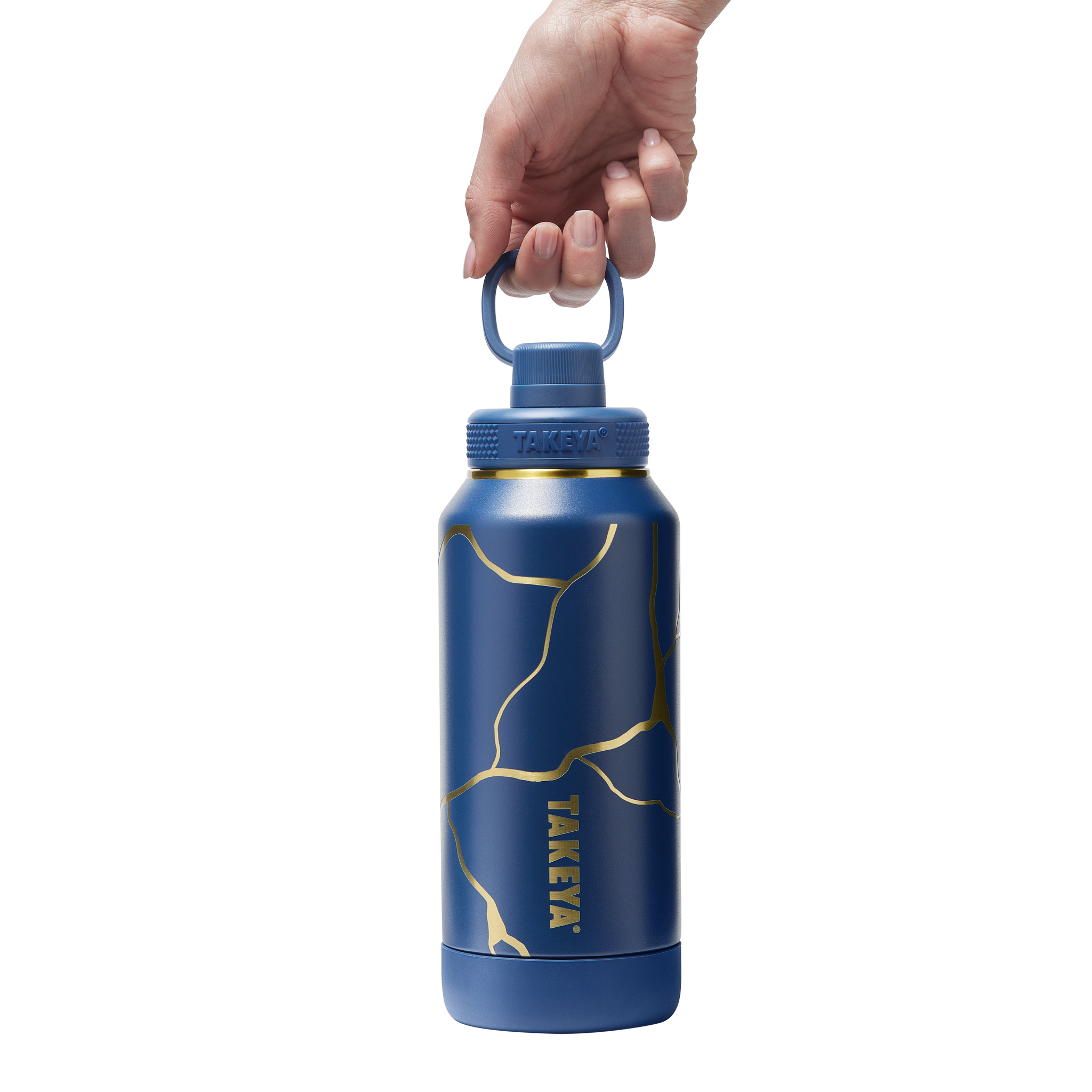 Kintsugi Water Bottle with Spout Lid