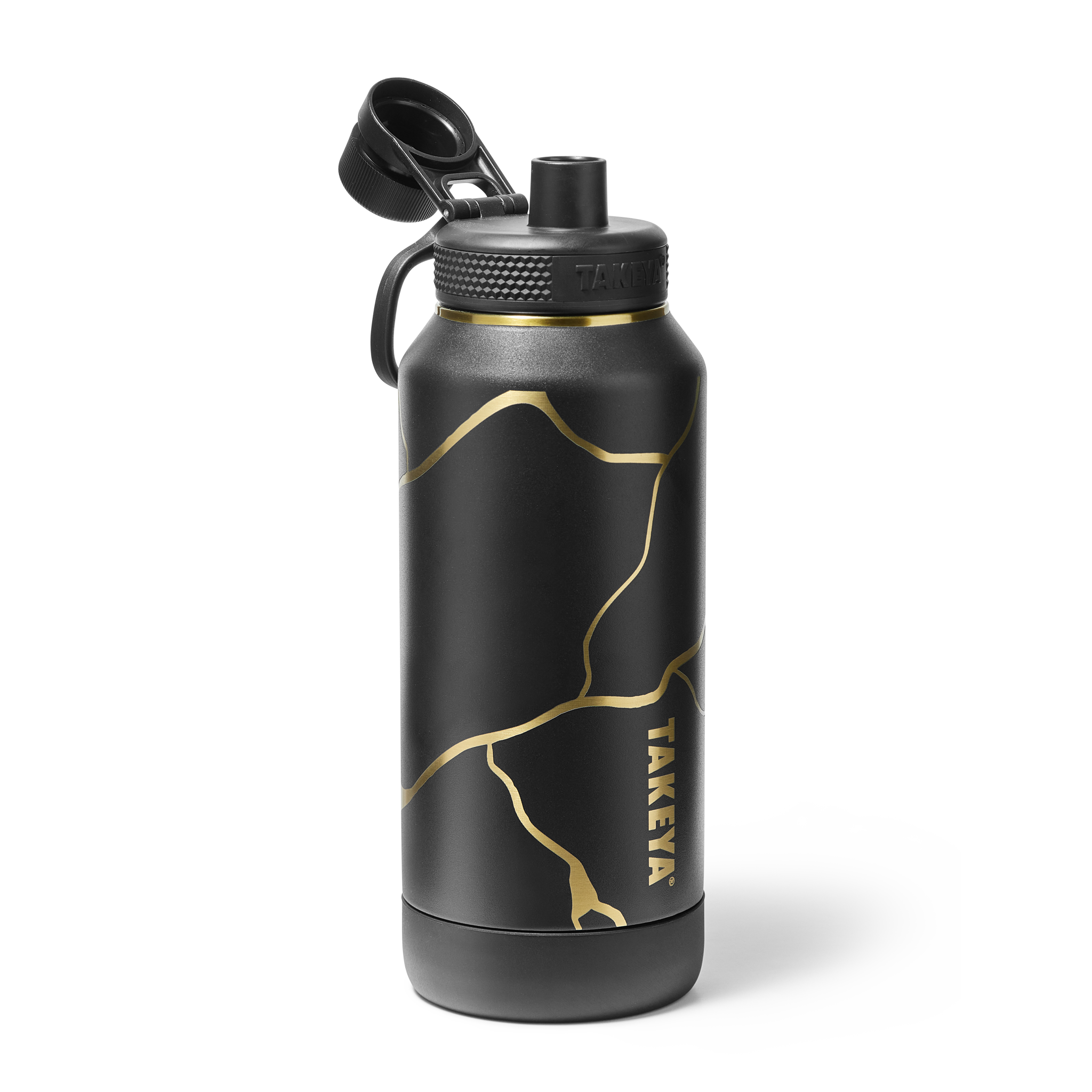 Kintsugi Water Bottle with Spout Lid