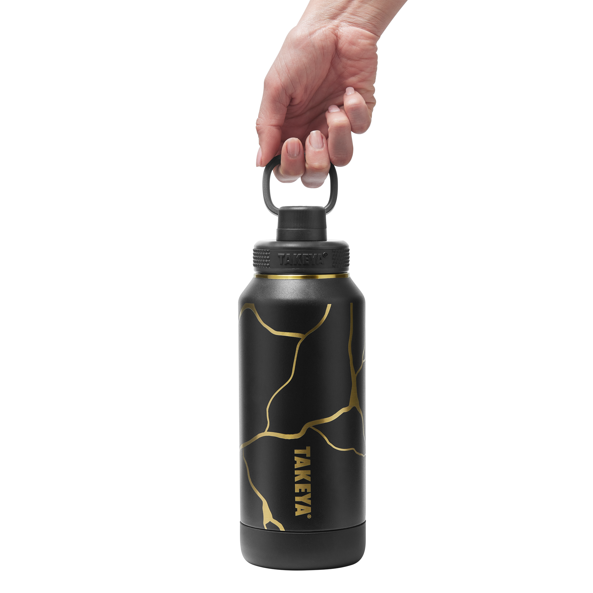 Kintsugi Water Bottle with Spout Lid