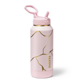 Kintsugi Water Bottle with Straw Lid