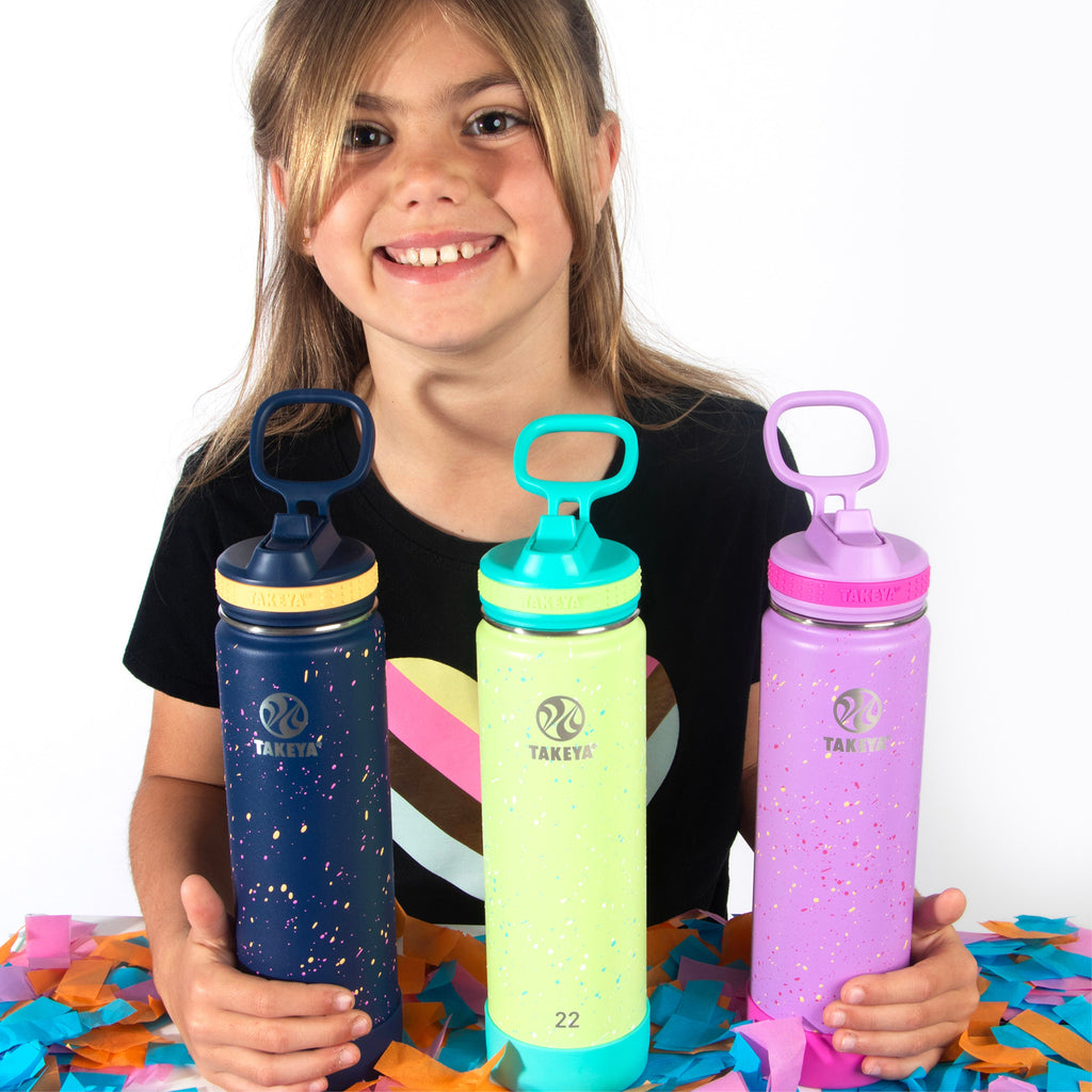 Actives Water Bottle With Straw Lid