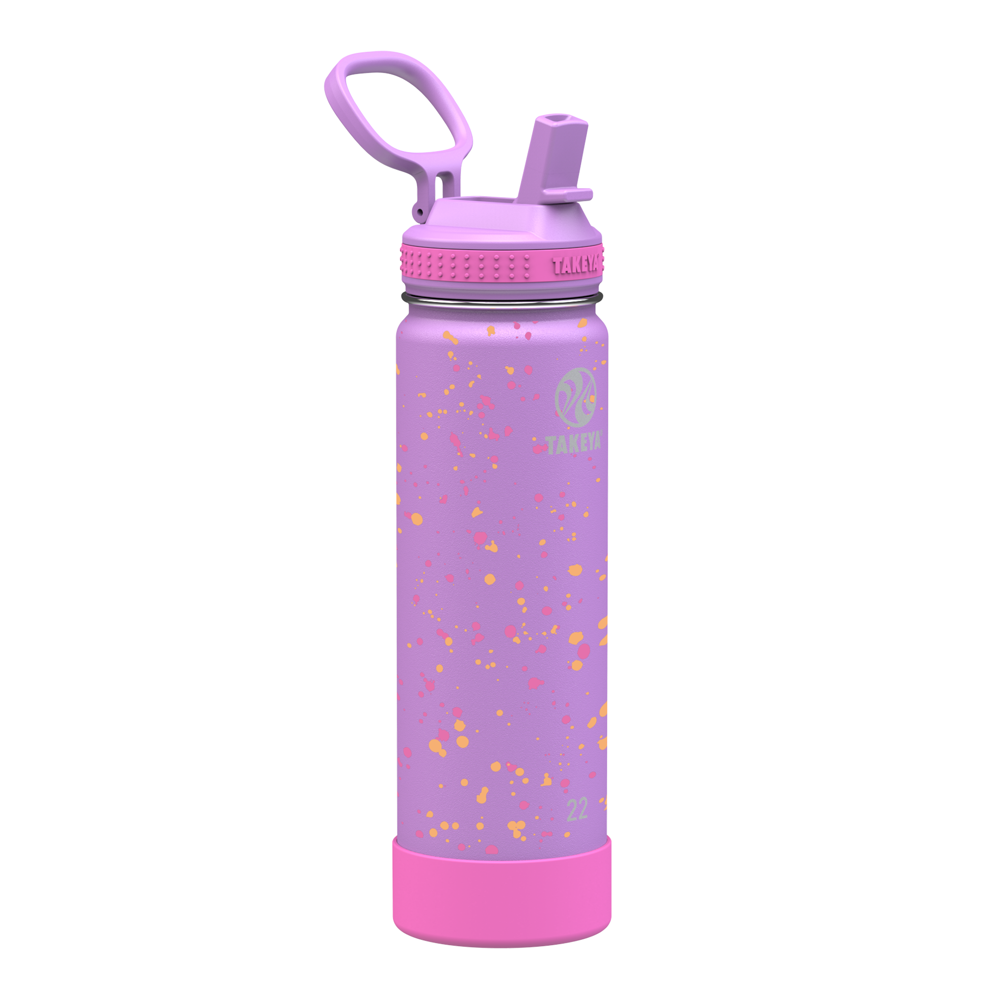Actives Water Bottle With Straw Lid