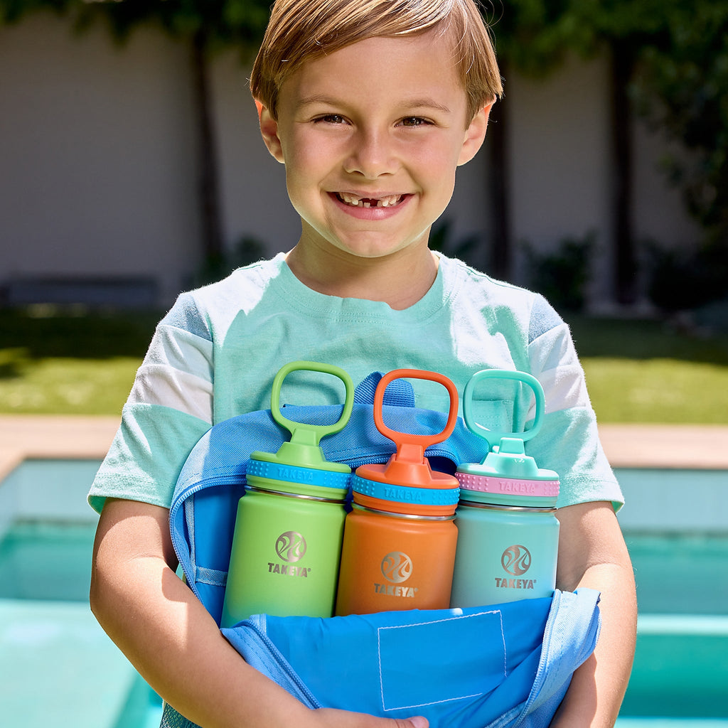 Actives Water Bottle With Straw Lid