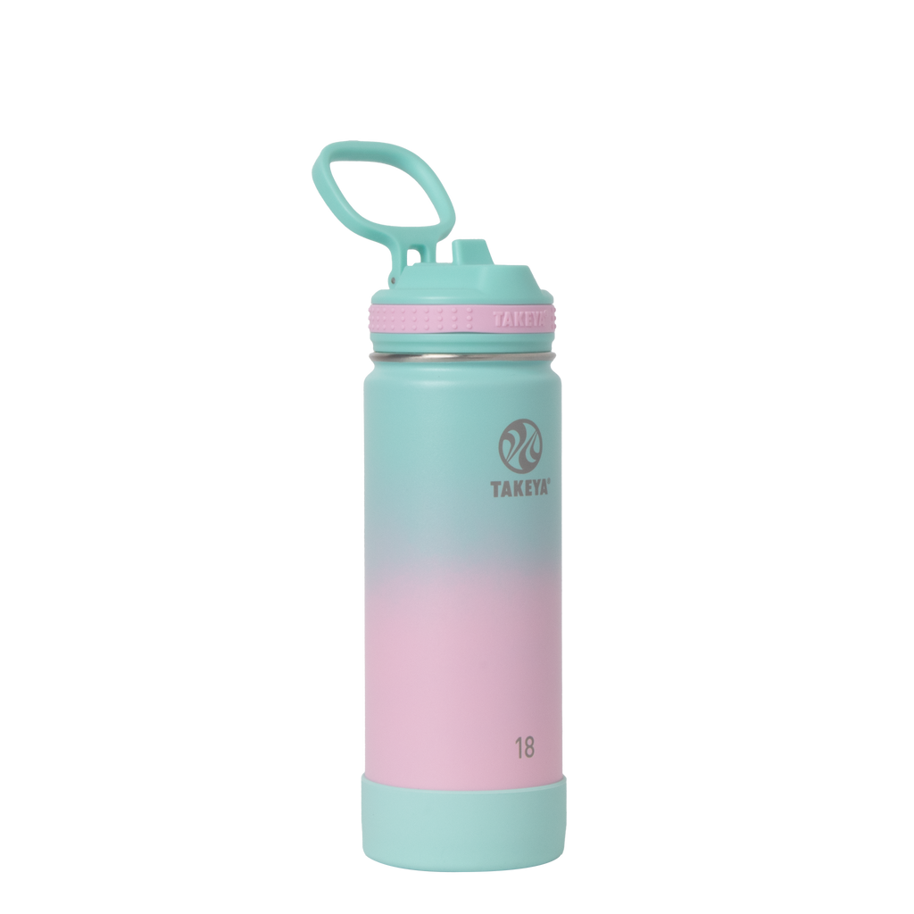 Actives Water Bottle With Straw Lid