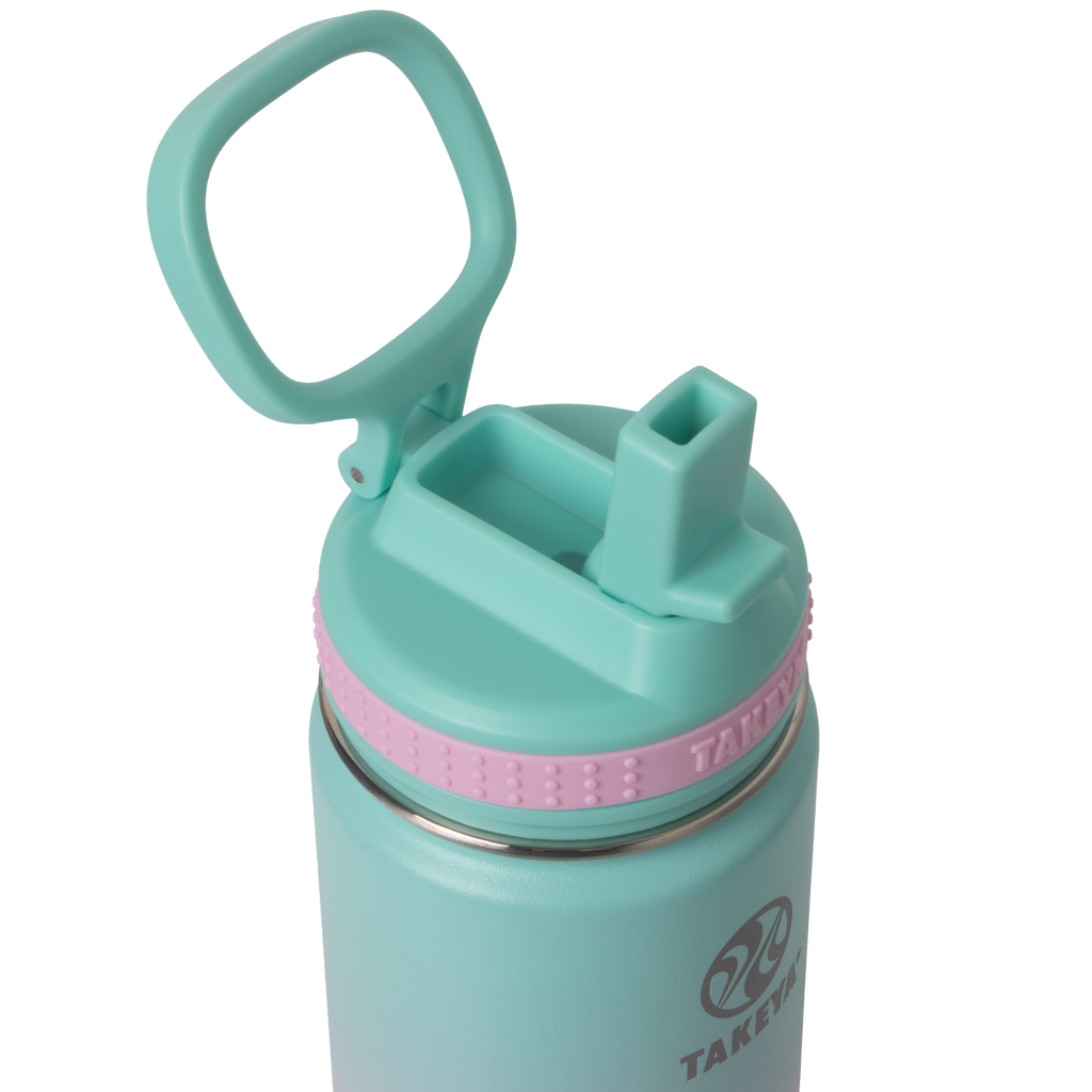 Actives Water Bottle With Straw Lid