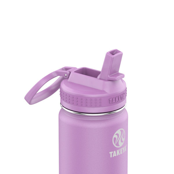 Actives Water Bottle With Straw Lid