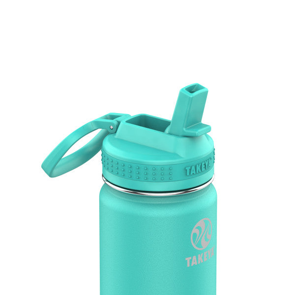 Actives Water Bottle With Straw Lid